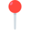 Round Pushpin emoji on Mozilla